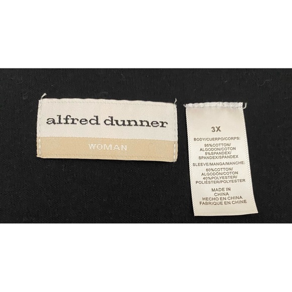 Alfred Dunner Woman Multicolor High Roller Animal Print Top, Plus Size 3X - Picture 8 of 8